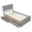Platform Storage Bed, 2 drawers-1489464092