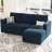 Rafael 3-Seater Upholstered Sofa with Storage Ottoman-1804171889