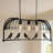 3 - Light Birds Cage Dimmable Chandelier