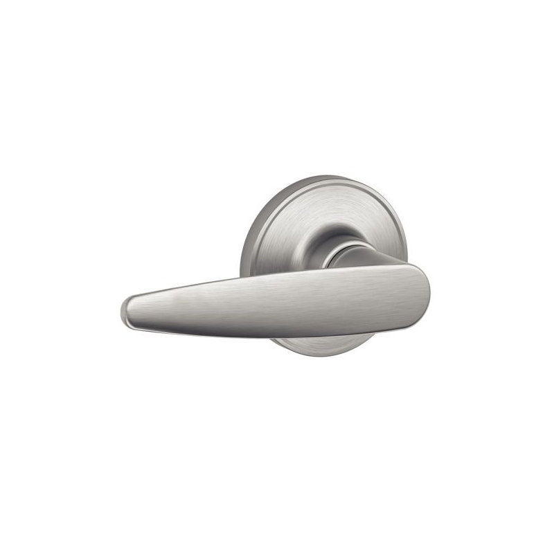 Dover Lever Hall and Closet Lock, Satin Stainless Steel