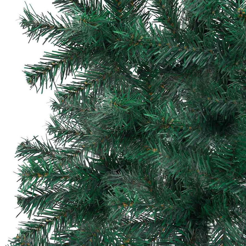 Décoration de sapin de Noël artificiel illuminé avec boule, H 6,18 pi, Blanc