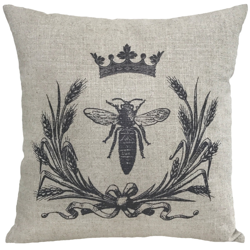 Linen Reversible Throw Pillow