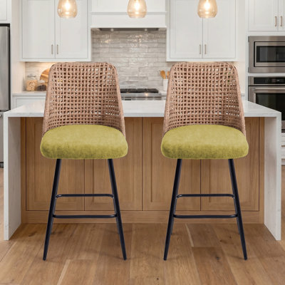 Yes Chenille Bar Stool