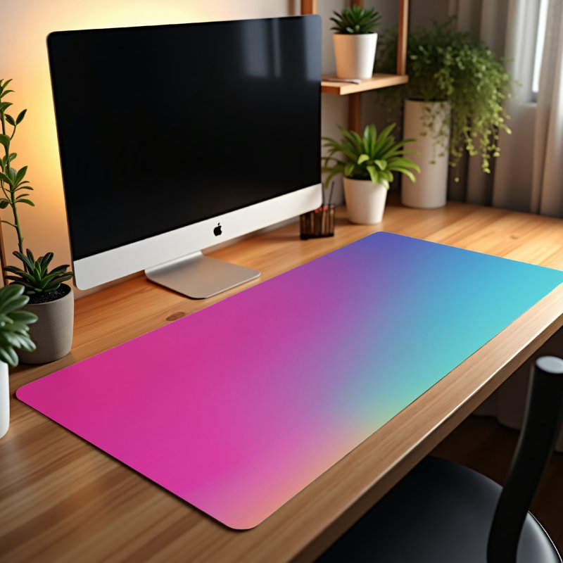 Polyester Desk Pad, 14.4x12.1