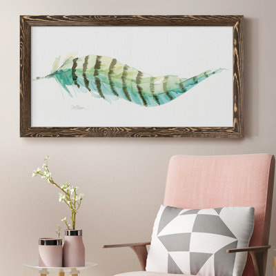 «Tail Feather II», peinture sur toile encadrée