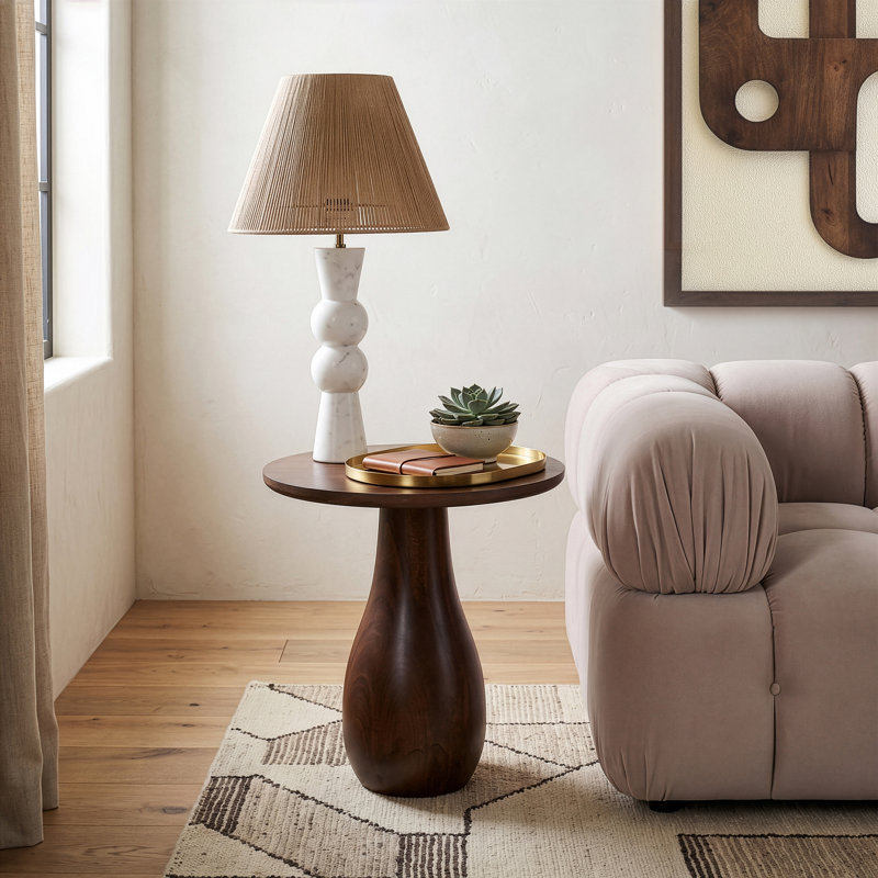 Table de bout Glaser, Brown