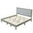 Solid Wood Platform Upholstered Headboard-61118889