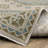 Graicyn Bohemian Medallion Beige/ Teal Area Rug-1364523992