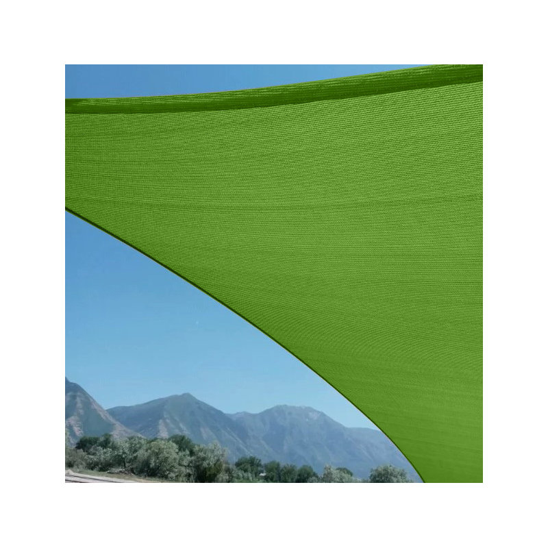 Toile d'ombrage triangulaire ShadeSheet, Vert