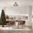 Baconton Crystal Semi Flush Mount