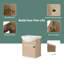 Petit meuble-lavabo de 18 pouces avec lavabo en céramique