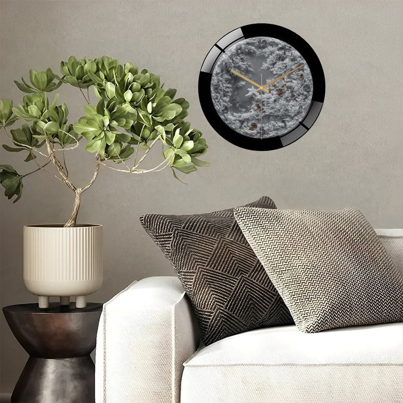 12'' Modern Glass Wall Clock