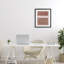 «Fun with Pink and Tan», impression sous verre encadrée, design par Nina Jacobs-2078646115-2078646113
