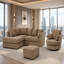 4 Seater Corduroy Sofa & Chaise-135004214