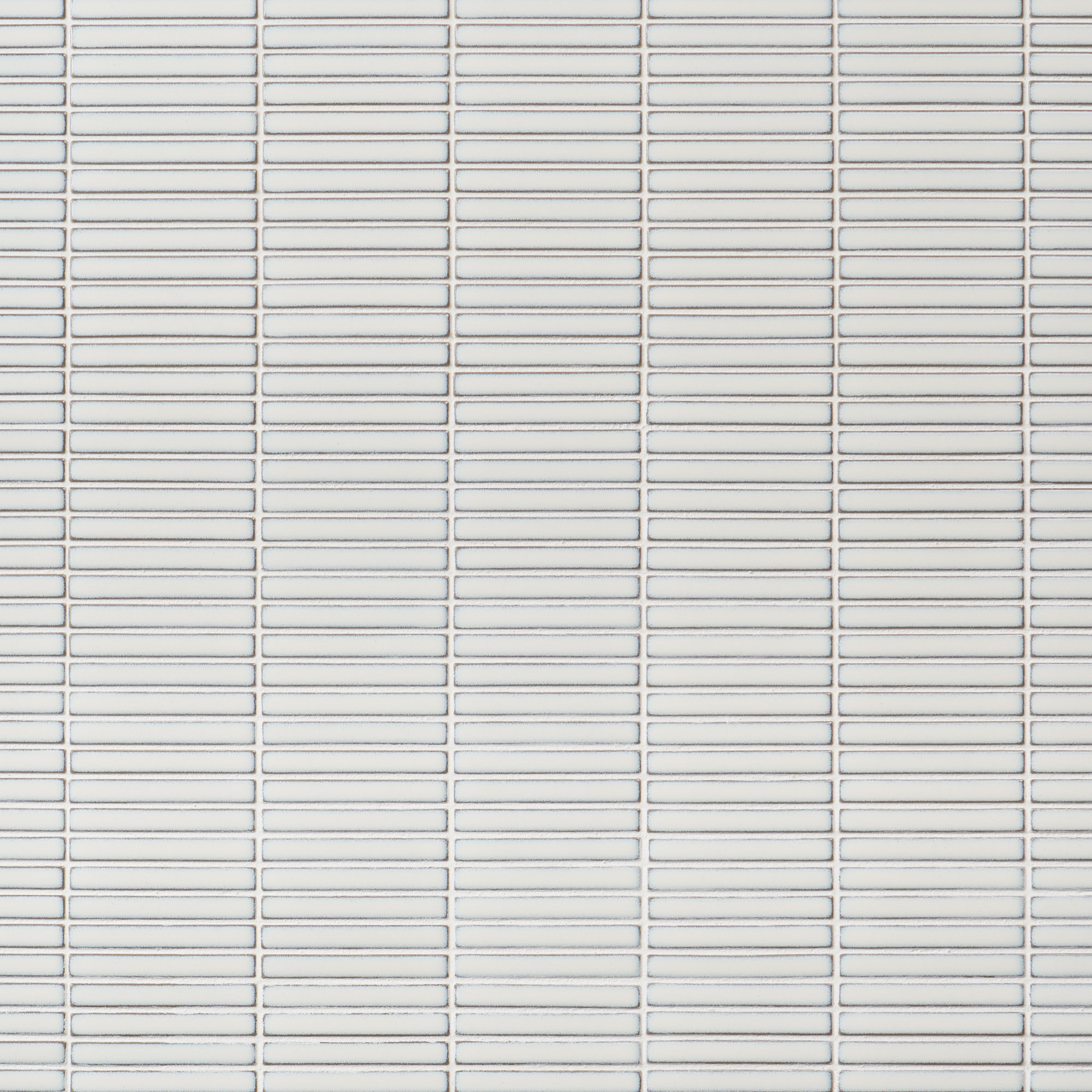 Monogram Stacked 11.19 In. X 11.9 In. Glossy Porcelain Mosaic Floor And Wall Tile (0.92 Sq. Ft. / Each), Snow White