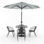 Katia 4 - Person Patio Dining Set with Square Table-1419237256