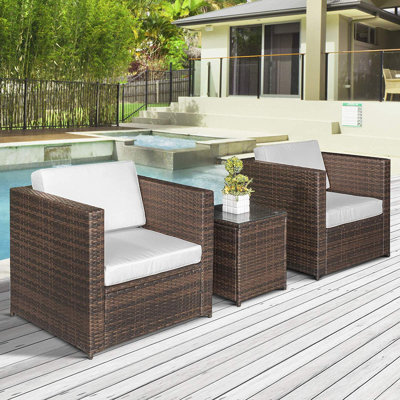 Alyce 2 Seater Rattan Conversation Set