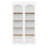 On-Trend Free Standing 5 Tier Bookshelves, Bookcases Set Of 2, Farmhouse Two-Tone Storage Cabinet With Adjustable Shelves, Modern 72"H Kitchen Pantry Cabinet For Living Room, Home Office-31912763