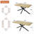 Rectangle Dining Room Table, 59.1''-78.7'' Extendable Dining Table For 6-8 Person With Hidden Storage-114286527