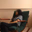 Down feather ergonomic chair-1112579181