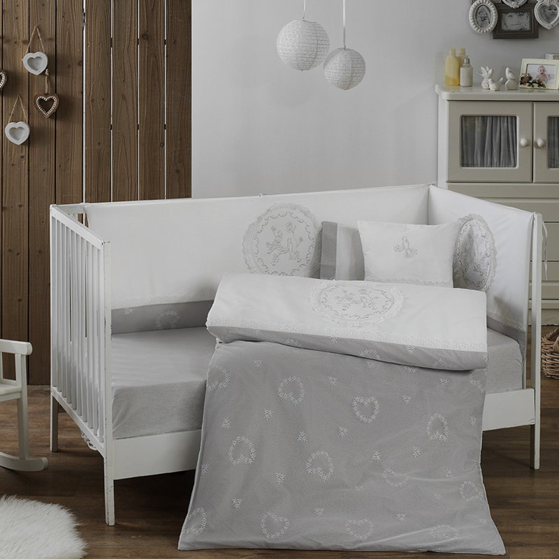 Cotton Fitted Cradle Bedding Set