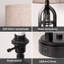 2 ensembles de lampe de table industrielle, lampe de chevet à intensité variable à 3 voies avec ports USB A + C, ampoule incluse pour le salon, la chambre et le bureau