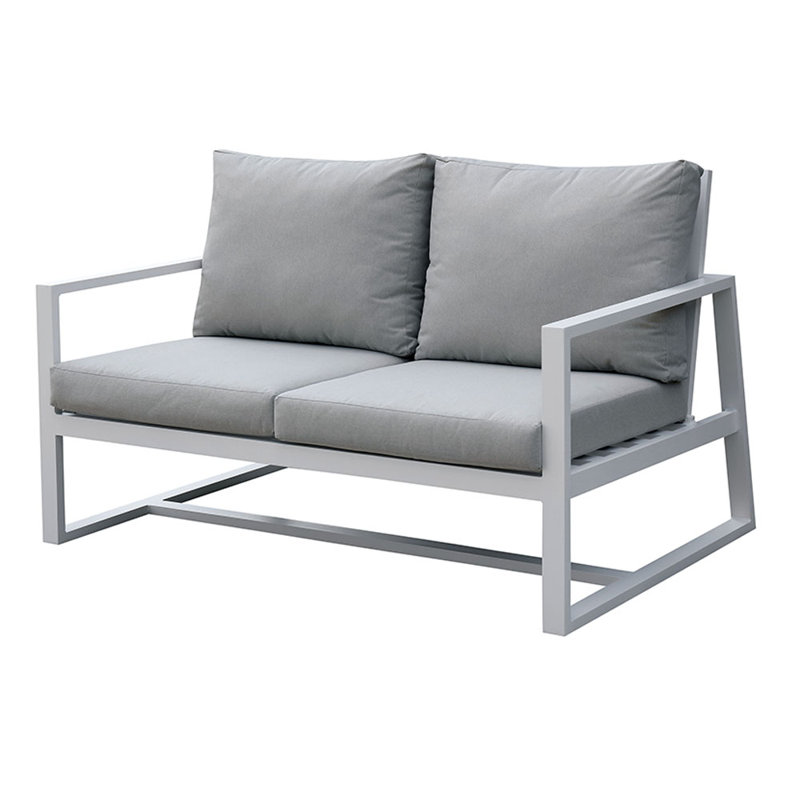 Fausta 35.857'' Wide Loveseat with Cushions, Beige