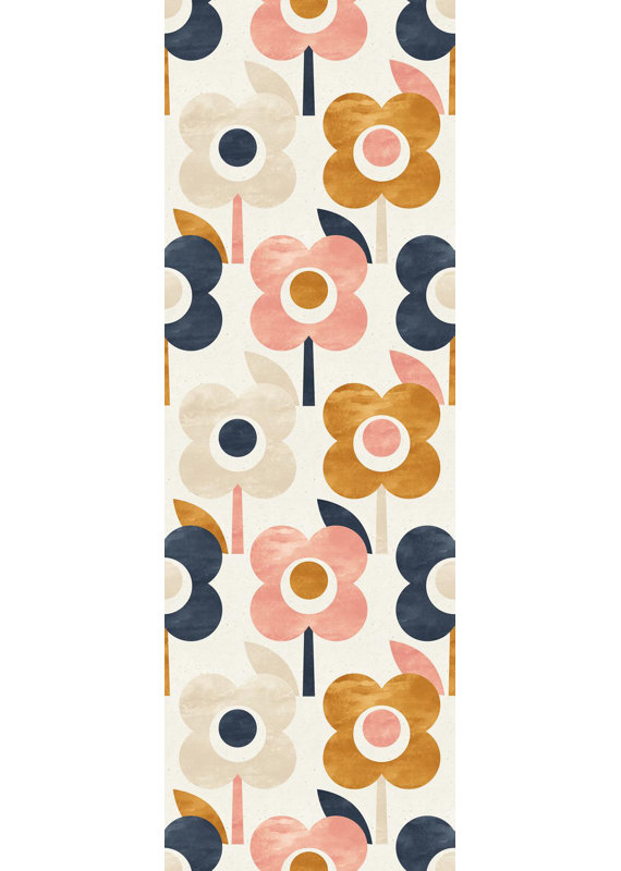 Rouleau de papier peint adhésif et adhésif l 8,33 pi x p 25 po scandinave amovible North Adams, L 10 pi x l 25 po
