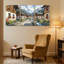 Ensemble de 3 impressions sur toile, paysage alpin et paysages urbains-1568954701