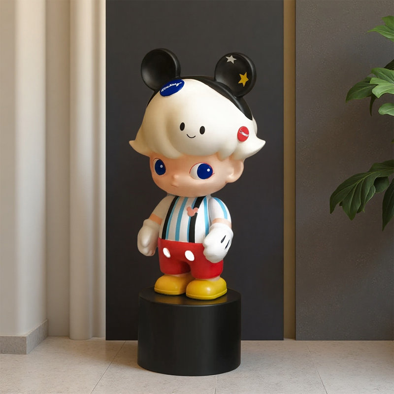 Décoration de plancher en résine Swing - Arm Mickey