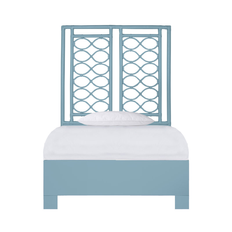 Infinity Low Profile Platform Bed, Twin, Regatta Blue