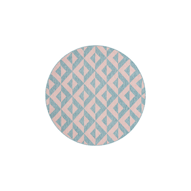 Tapis d'extérieur Jill Zarin Napa, Rond 6 pi 7 po