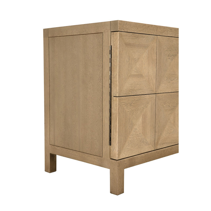 Quadrant 4 Door Sideboard, Washed Walnut
