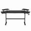 Bureau de jeu avec tablettes et porte-accessoires, noir-1194904650