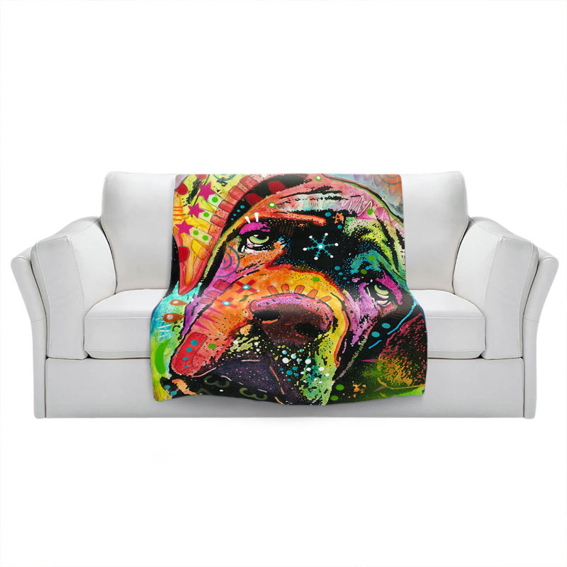 Couverture sherpa doux , 68 po x 80 po
