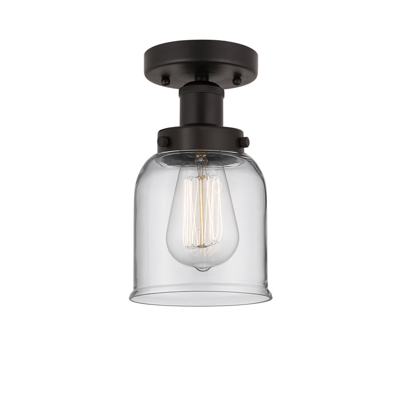 Cordaville Glass Semi Flush Mount, Clear, Oil Rubbed Bronze