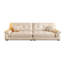 Coussin de canapé blanc modulaire en cuir véritable Fourseat-64862566