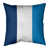 Nuances bleues, milieu blanc
