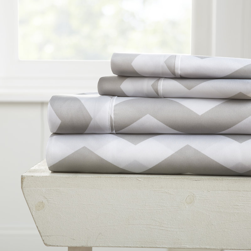 Ensemble de draps Becky Cameron ™, Gris, Double