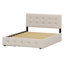 Lit plateforme tapissier moderne avec tiroirs et lit gigogne-129169125