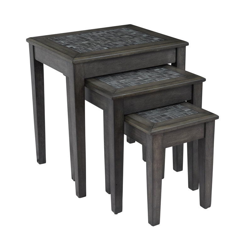 Tables gigognes Anneri, Gris