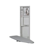 Wall Mounted Ironing Board Cabinet Fold Out Wood Smart Space