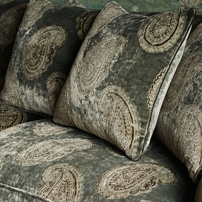 Orissa Velvet Fabric, Gray