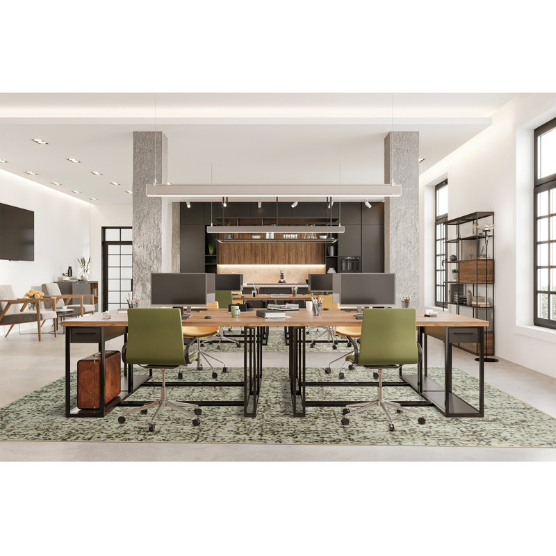 Tapis gravé dans la pierre WorkSpace, Rectangle 7 pi 8 po x 10 pi 9 po