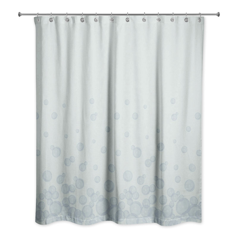 Rideau de douche simple Ariale, Vert