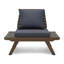 Chaise en bois avec revêtement et surface de siège élargie - gris foncé-1703950836