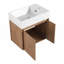 Armoire de salle de bain avec lavabo, portes à fermeture douce, conception à fixation flottante, pour petite salle de bain-1056374698-1056374697