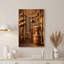 «Rustic Drums and Hanging Gourds on Patchwork», art mural sur toile-133213179