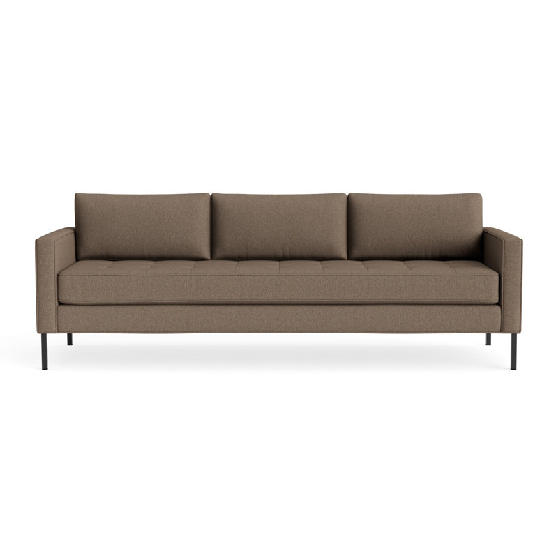 MTO - Paramount Sofa Metal Legs, 32" H x 95" W x 34" D, Kvadrat Autumn Cardamom