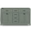 Base de meuble-lavabo double 60 po seulement, lavabo non inclus-131640079